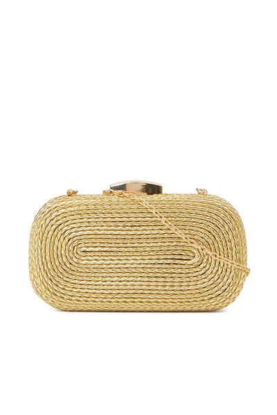 Network Gold Kadın Clutch
