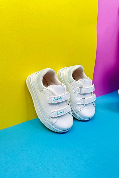 İmerShoes Ležérní Chlapci Dívčí Bílé Modré Tenisky na suchý zip Silná podrážka Pohodlné lehké sportovní boty 525pf