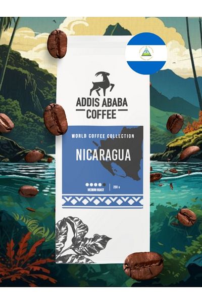 Addis Ababa Coffee Nicaragua World Coffee - 250 Gr