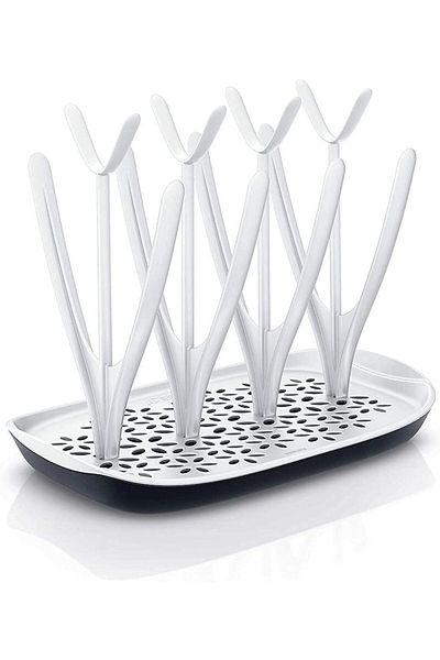 COOYA Baby bottle drying rack, White