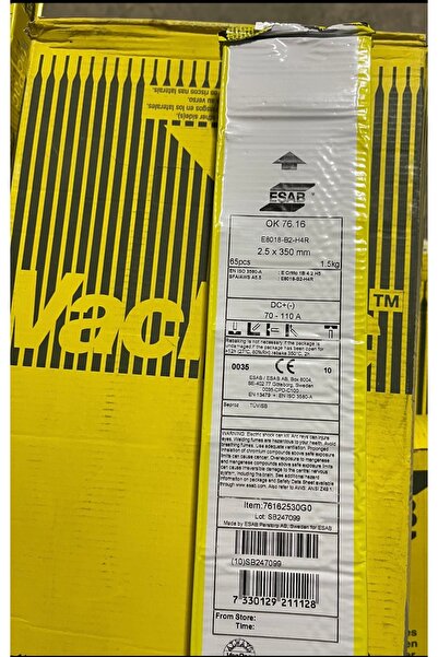 Esab OK 76.26 (E9018-B3) 2.5x350mm 6x65 pcs Elektrot