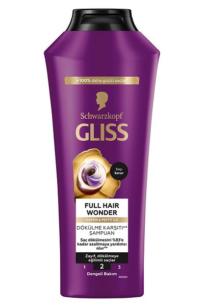 Gliss Full Hair Wonder Anti-Hair Loss Shampoo 400 Mlx6 Pieces