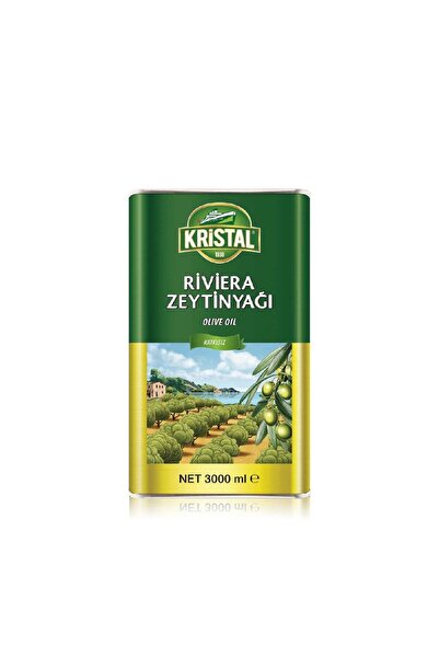 Kristal Riviera Zeytinyağı 3 L Teneke