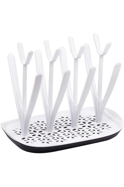 COOYA Baby Bottle Drying Rack, Removable Water Tray Ideal, Teats, Toddler Sippy Cups, Infant Dishes