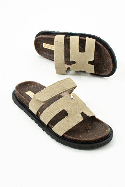 Gökçe Shoes JUDİT BEJ SÜET CIRT DETAY GÜNLÜK KULLANIM KADIN TERLİK