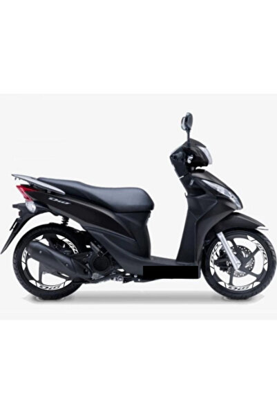 nehay shop Honda Dio Uyumlu Jant Şeridi Beyaz