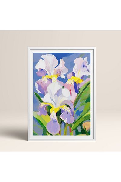 HOMEPACK Pictură cu un singur cadru din lemn Pictură poster dintr-o bucată TK/1076