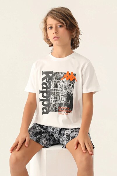 Kappa 100% ΒΑΜΒΑΚΙ ΠΟΔΗΛΑΤΙΚΟ ΛΑΙΜΑ ΑΓΟΡΙΚΟ T-SHIRT