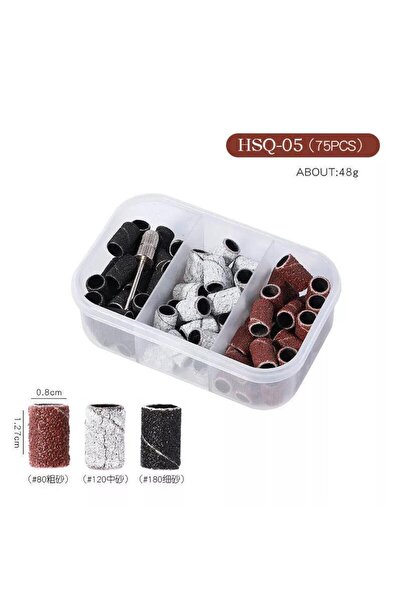 Anıl Gel Polish Zımpara Bandı -tırnak Zımpara Profesyonel Matkap Ucu Seti 75 ...
