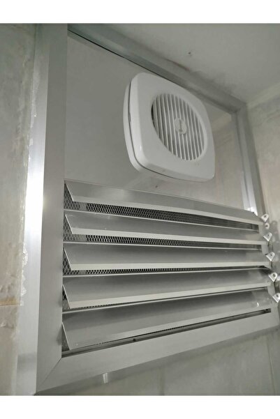 Home KROM BANYO MENFEZİ FANLI ALUMINYUM 50*50CM  Q125 FAN 155 M3