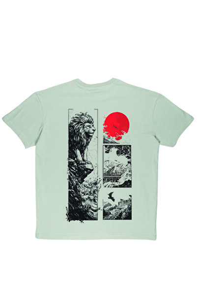 By Caspita Fashion Lenithra The Iran Ruksak Štampano Unisex Oversize kroj Siv...