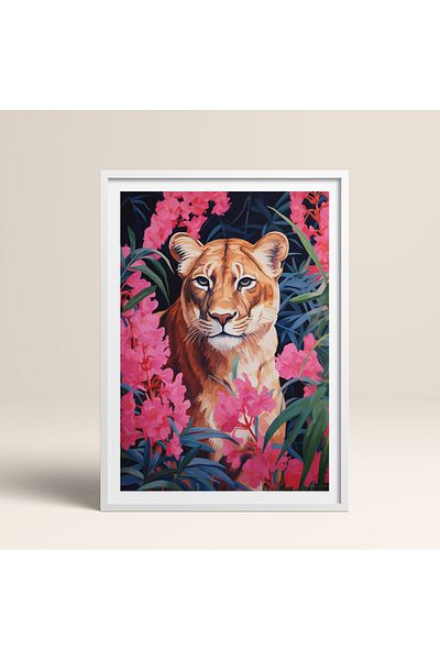 HOMEPACK Pictură cu un singur cadru din lemn Pictură poster dintr-o bucată TK/1079