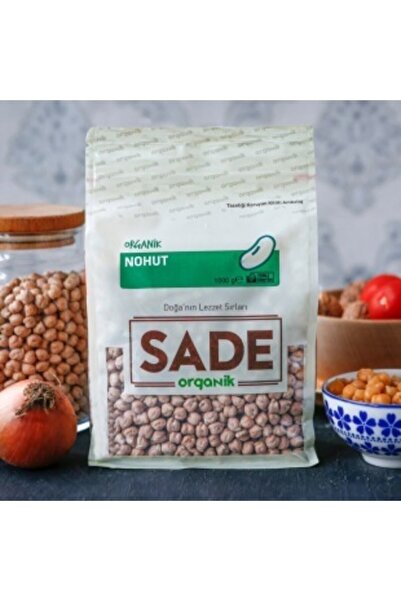 Sade Organik Nohut 1000 Gr