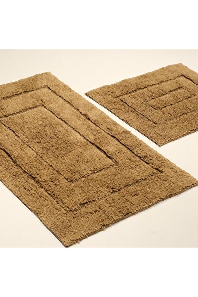 HANN HOME COLLECTION طقم حمام هان فريمز مكون من قطعتين باللون البني