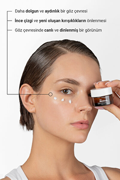 The NewLab Aydınlatıcı ve Yaşlanma Karşıtı Göz Kremi(Argireline, Vitamin K, Caffeine, EGF, Hyaluronic Acid)