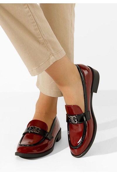 B T Shoes Elegant women's Anifa red loafers