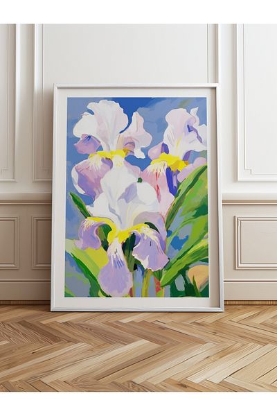 HOMEPACK Pictură cu un singur cadru din lemn Pictură poster dintr-o bucată TK/1076