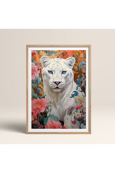 HOMEPACK Единична картина в дървена рамка, единичен плакат, картина TK/1080