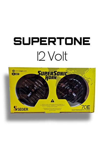 YÜKSEK SES SÜPER TON 12V KORNA SEGER SUPERTONE HELLA TİP KORNA