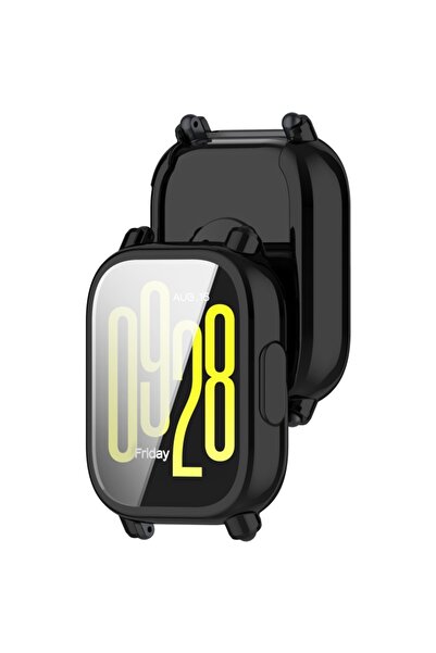 Fibaks Xiaomi Redmi Watch 5 Active Compatible Case and Screen Protector 360 Full Protection Silicone Case Cover