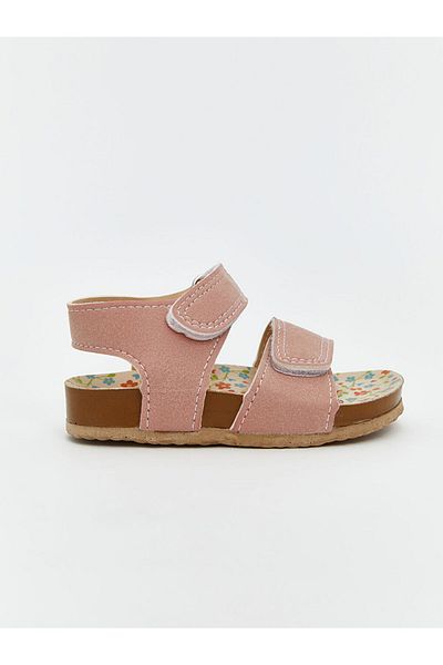 LC Waikiki Lcw Steps Pink Velcro Baby Girl Sandals