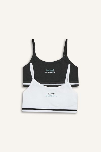 DeFacto Printed 2-Pack First Bra E8141A825Sp