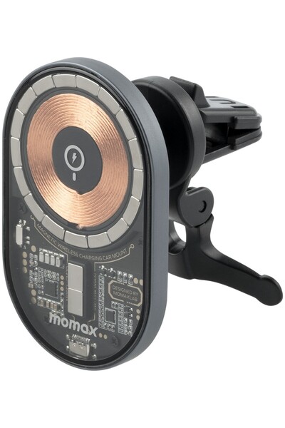 Momax Q.Mag Mount 3 Mag Safe Car Phone Holder - Wireless Mag Safe Charging Supported