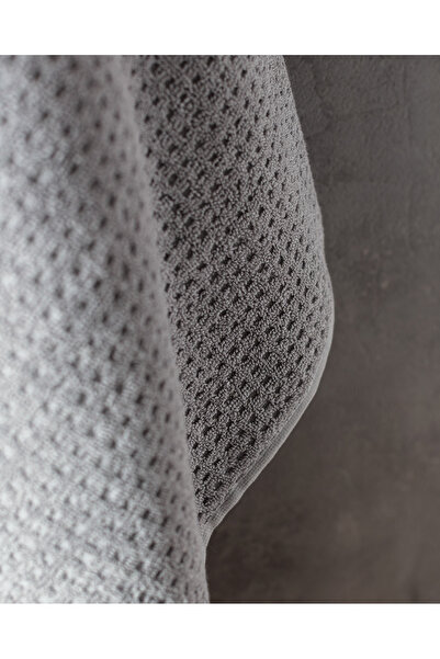 Madame Coco Alissa 100% Cotton Bath Towel - Gray