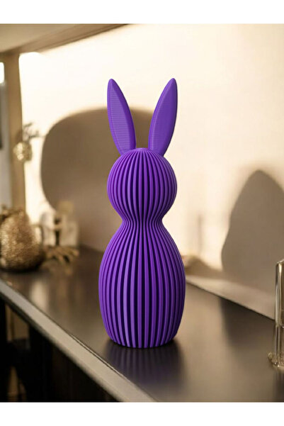 FORECASTE Dekoratif Tavşan Biblo 3'lü Set – Sevimli ve Şık Plastik Biblo (Bey...