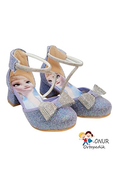 Onur Ortopedik Figürlü Kız Çocuk Abiye Topuklu Ayakkabı