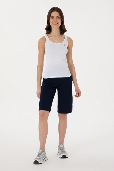 U.S. Polo Assn. Pantaloni scurți tricotați de damă bleumarin 50300866 -VR033
