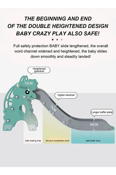 Ma Baby Children's Slide Indoor Home Baby Climbing Frame Small Family Slide