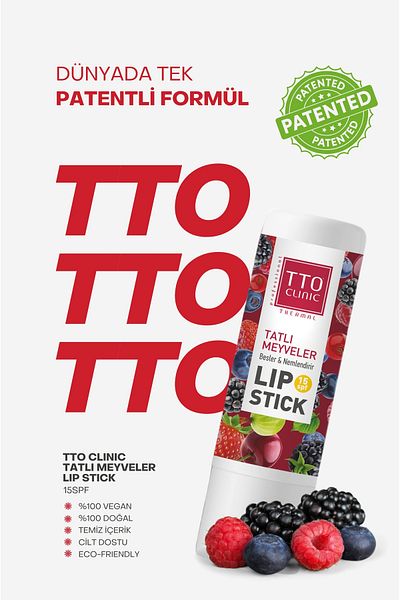 TTO 15 Spf Protected Clinic Sweet Fruits Lip Stick