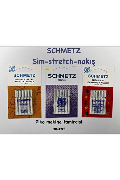 SCHMETZ 3'LÜ ÖZEL İĞNE SET(SİM İĞNESİ,PENYE İĞNESİ,NAKIŞ İĞNESİ)