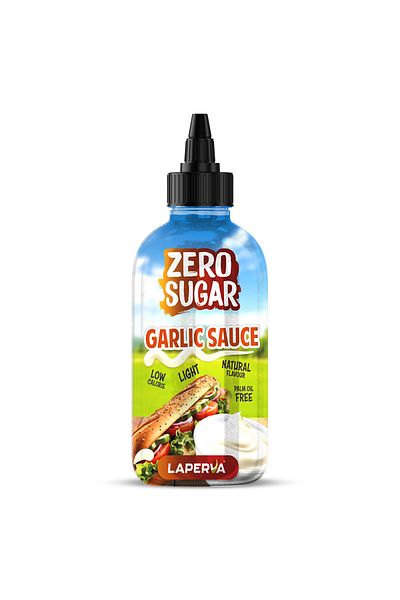 Laperva Laperva Zero Sugar Garlic Sauce, 290 Gm, Vegan, No Added Gluten, No Added Soy