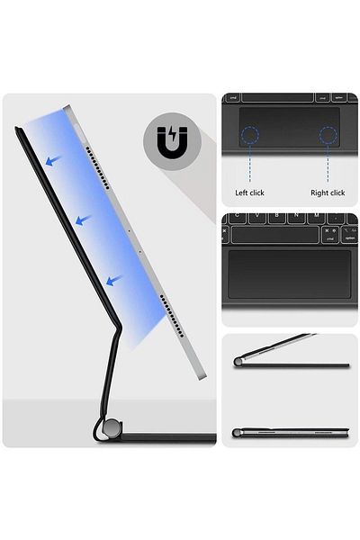 Max&Max Max & Max Magnetic Keyboard Case Black iPad Pro 11Inch