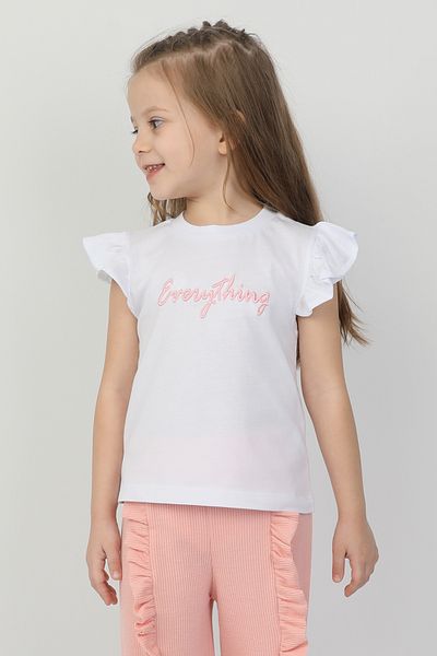 e-çocuk Everything Printed Frilly Girl's Suit 8831