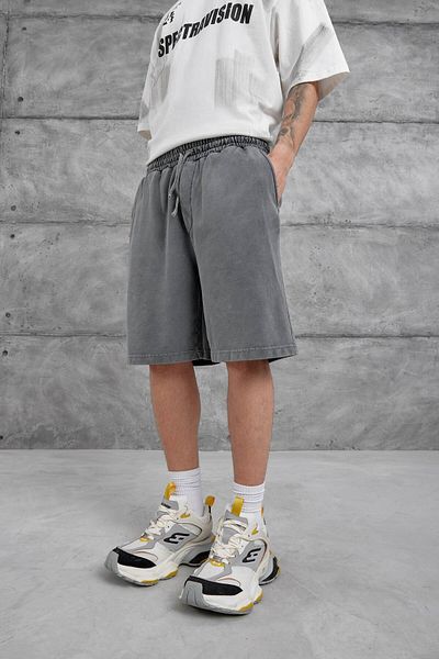 NOMARC Σορτς Oversize Smoked Washed