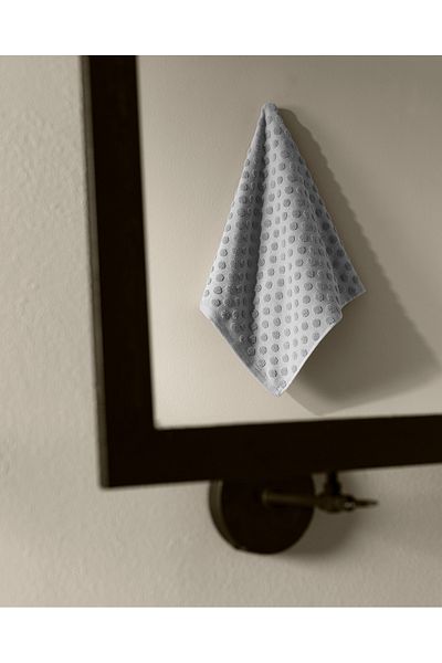 Madame Coco Puanty 100% Cotton Face Towel - Gray