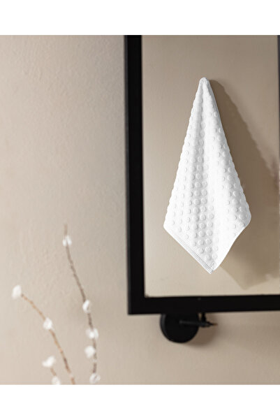 Madame Coco Білий 100% бавовняний рушник для обличчя