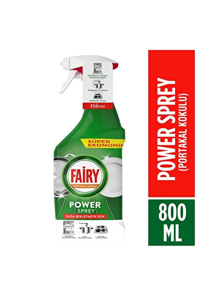 Fairy Power Sprey 3’ü 1 Arada Bulaşık Ve Mutfak Portakal Kokulu 500 ml