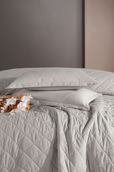 Nordqueen Ranforce 100% Cotton Double Four Season Quilted Duvet Cover Set