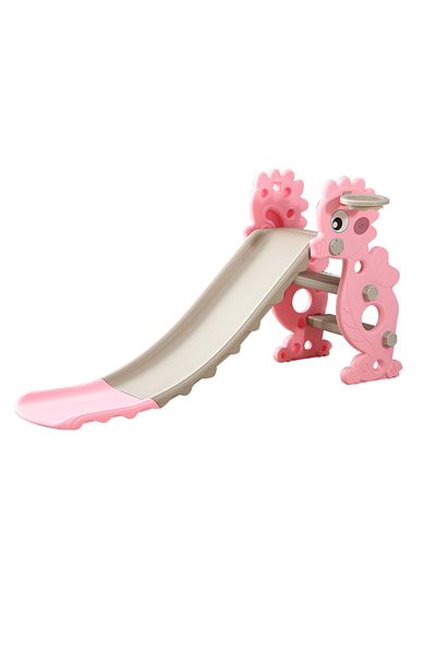 Ma Baby Kids Slide Indoor and Outdoor Home Small Playground Toys with Ball Frame Basketball