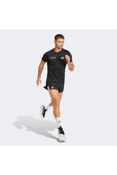 adidas Ultimate Metallic Graphic Men's Black Running T-Shirt