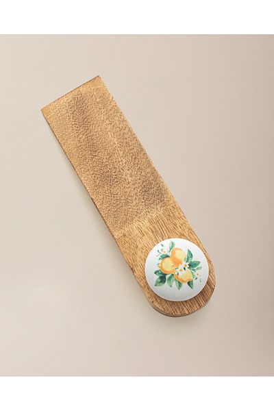 Sangleur Ceramic Door Stopper - Yellow/Green