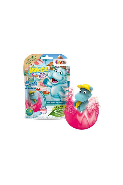 CRAZE Inkee Bath Bomb with Surprise Fun Beach - Vegan, Dermatologist Approved for Kids