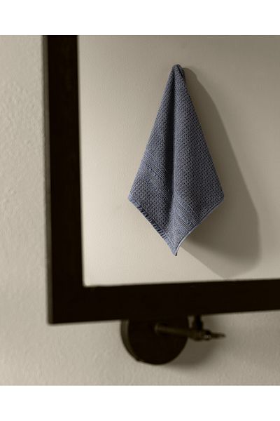 Madame Coco Alissa 100% Cotton Face Towel - Navy Blue