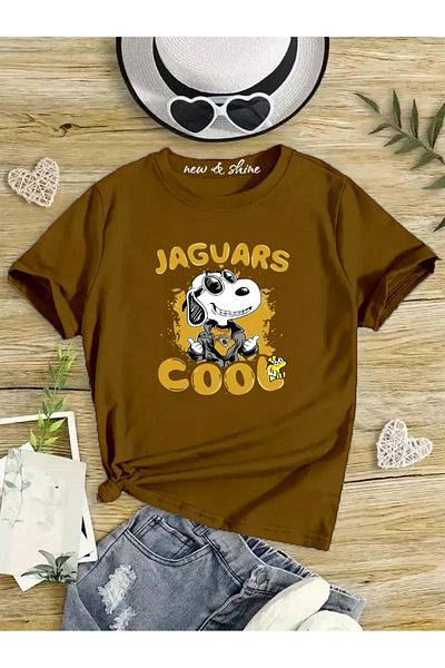 New Shine 1 тениска е подарък при покупка на 6 или повече в количката - Детска тениска Jaguars Cool Printed Oversize