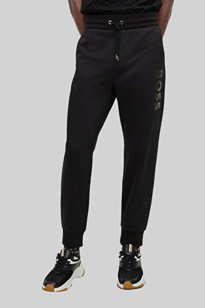 BOSS Marka Logolu Erkek Spor Pantolon Siyah