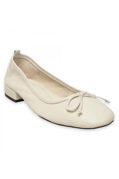 Mammamia D25Ya-810Z Daily Cream Women's Ballerinas